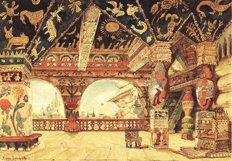Viktor Vasnetsov Palace of Tsar Berendei Spain oil painting art